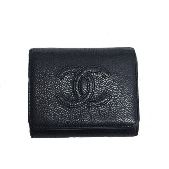 CHANEL Black Caviar Leather Wallet - Picture 2 of 11